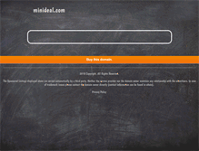 Tablet Screenshot of minideal.com